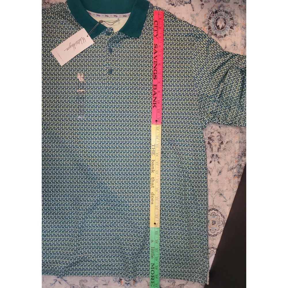 NWT Walter Hagen Green Clubhouse 19th Hole Premium Golf Polo Men's Sz XL - Picture 8 of 8
